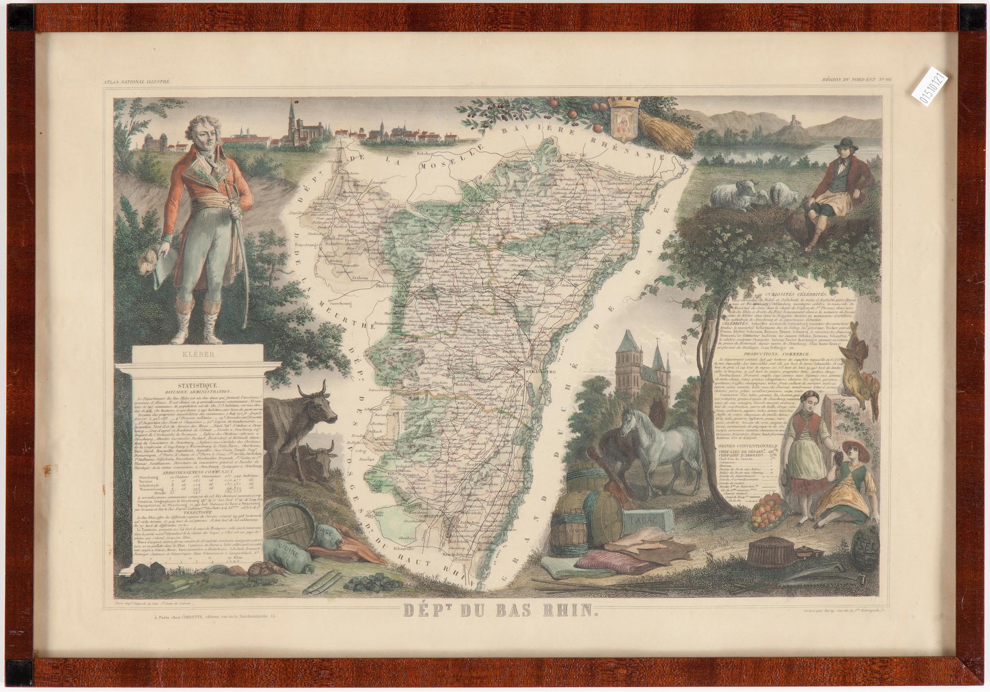 GRAFISKA BLAD, 2 stycken, 1800-tal.