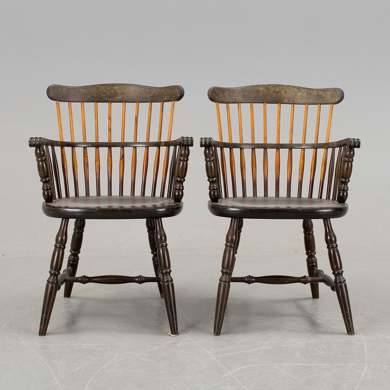 A pair of armchairs from Nesto Nässjö stolfabrik AB 1950/60s.