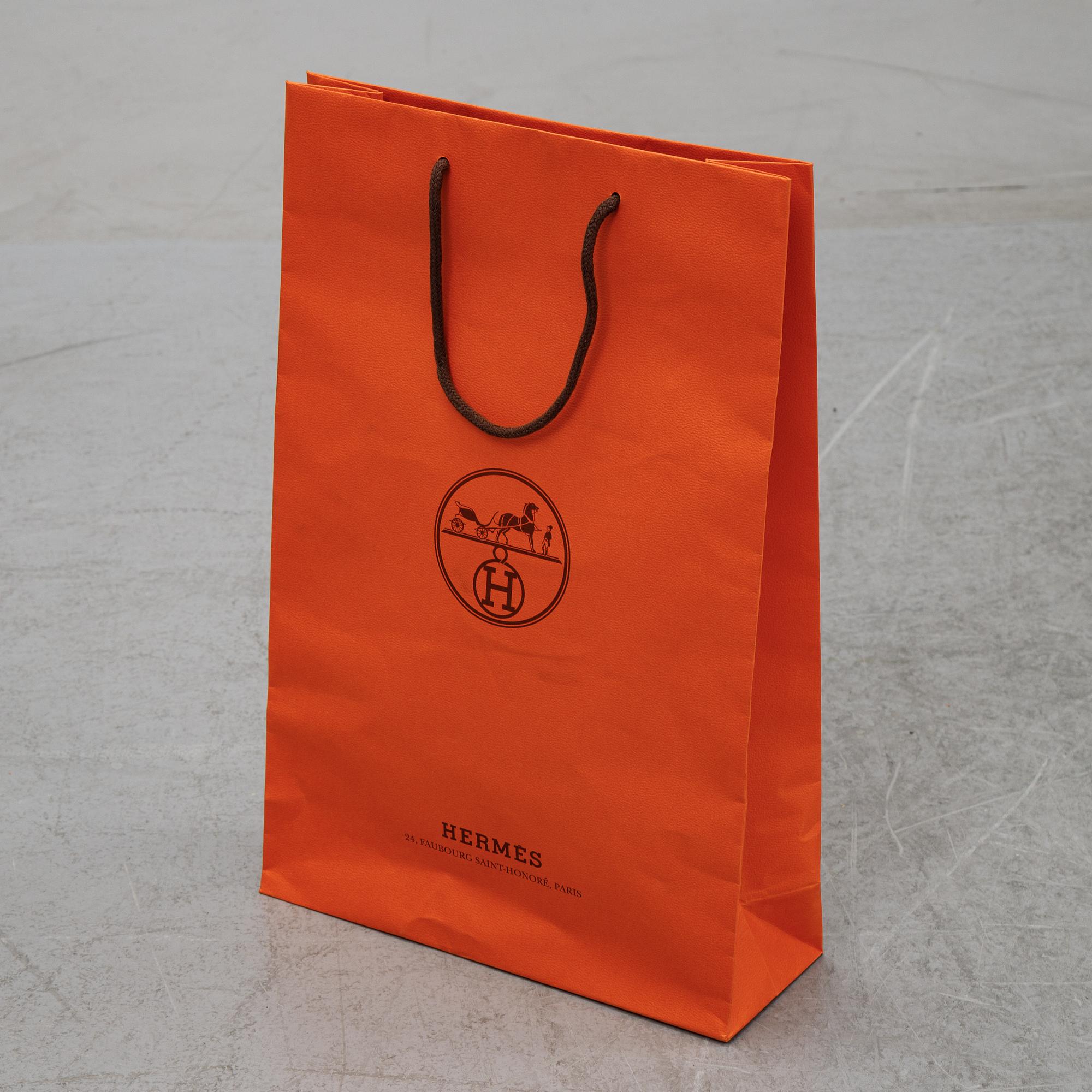 Hermès, a cachmere and silk 'La Promenade du Matin' scarf.