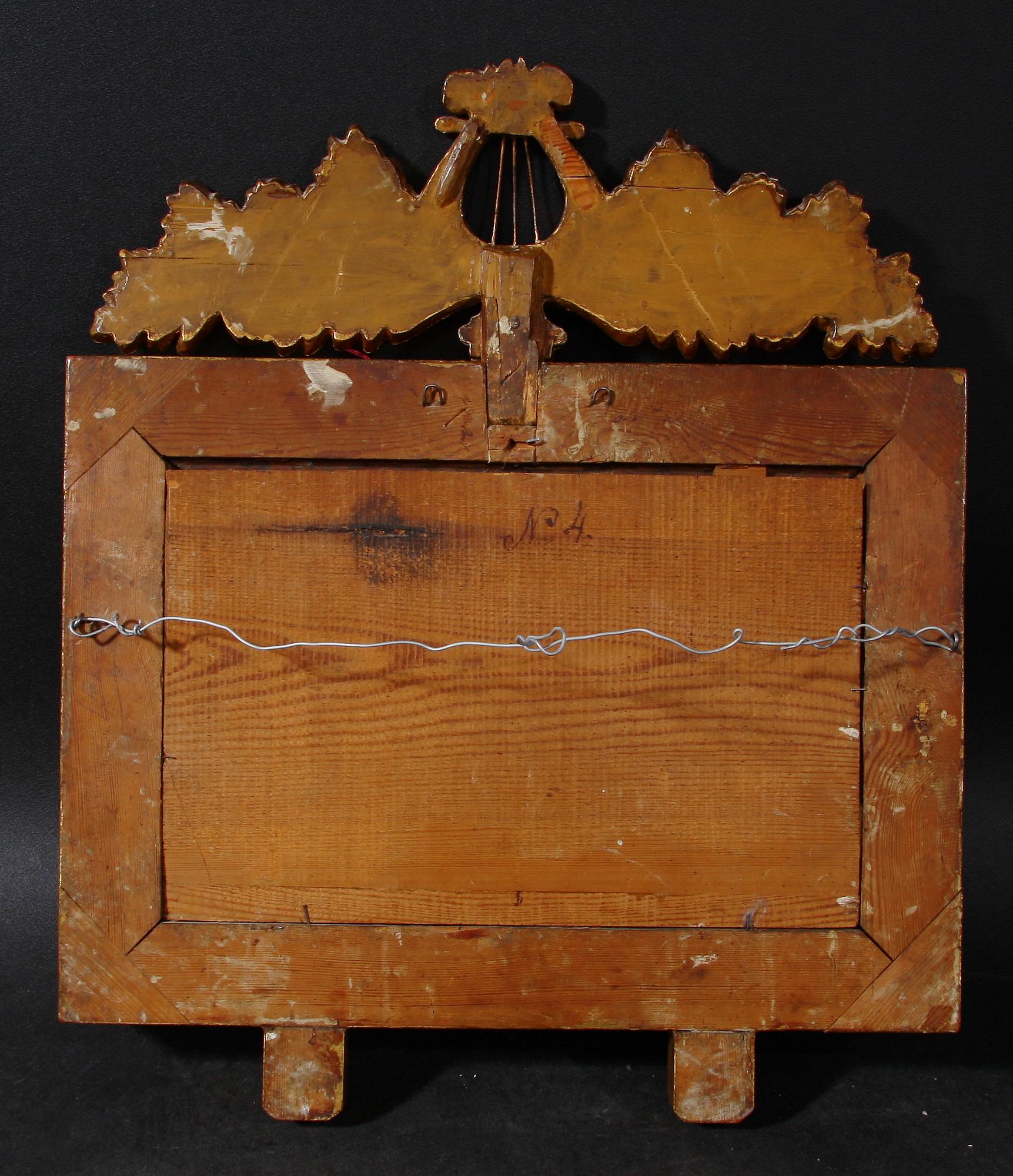 SPEGELLAMPETT, senempire, Sverige 1830-40-talet.