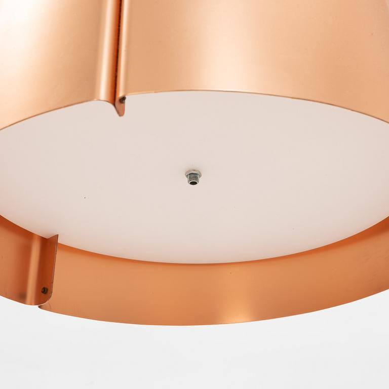 Jonas Lindvall, a model 'W1 24 Large' copper ceiling light, Wästberg.