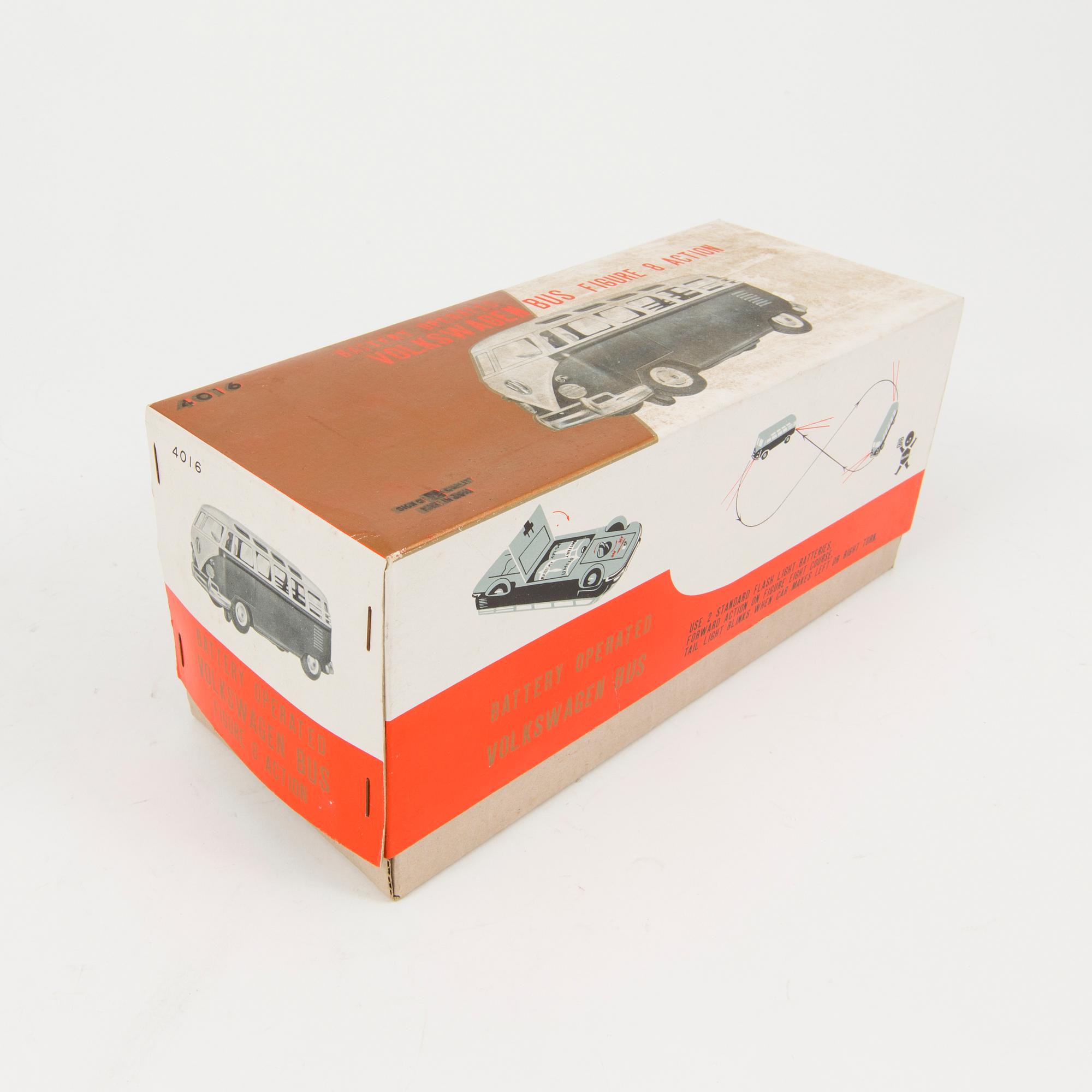 A tinplate Bandai "Volkswagen Bus", Japan, 1960s.