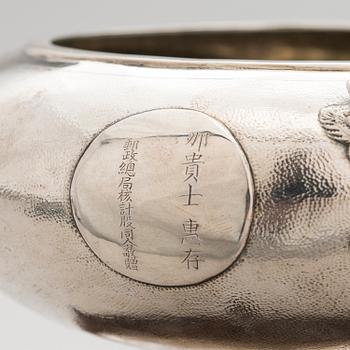 ZEE SUNG, MALJA, hopeaa, Shanghai, Kina 1900-luvun alku.