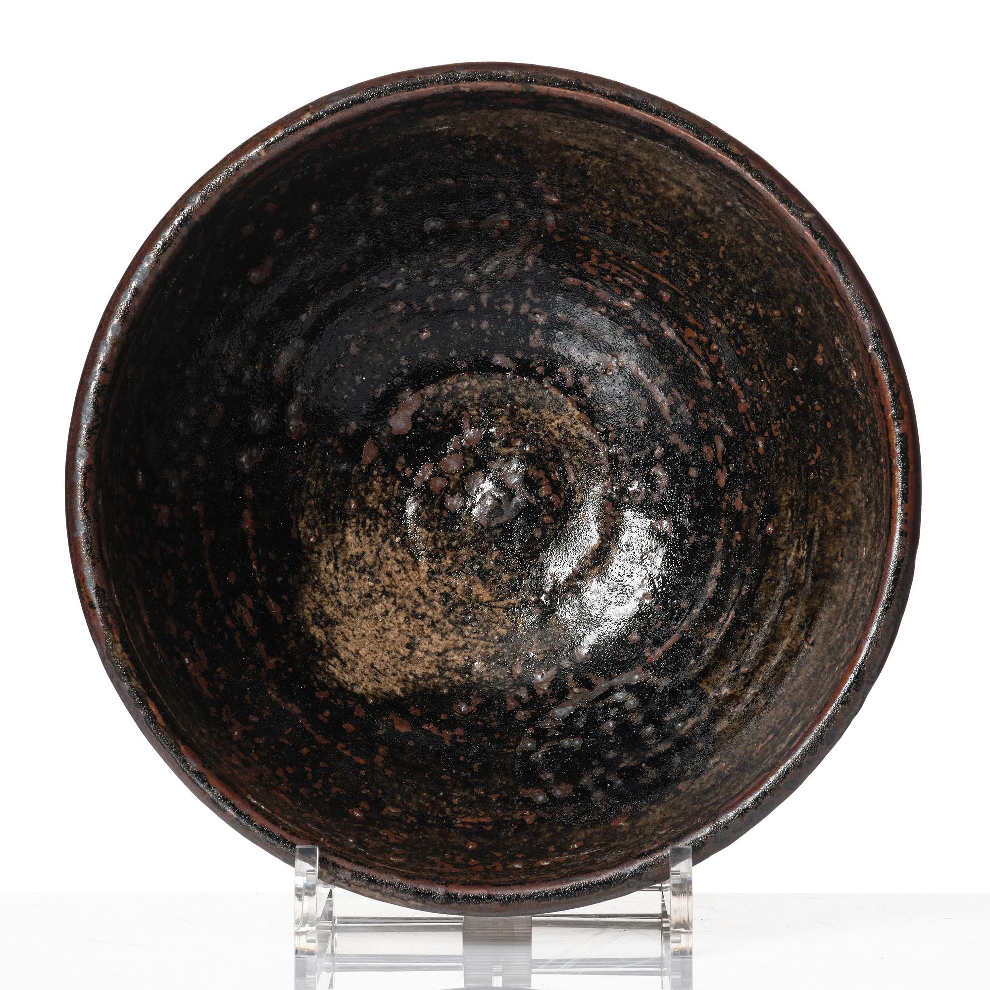 Anders Bruno Liljefors, two stoneware bowls, Gustavsberg studio, Sweden 1950-60s.