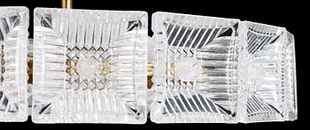 TAKLAMPA, glas, Orrefors, design Carl Fagerlund.