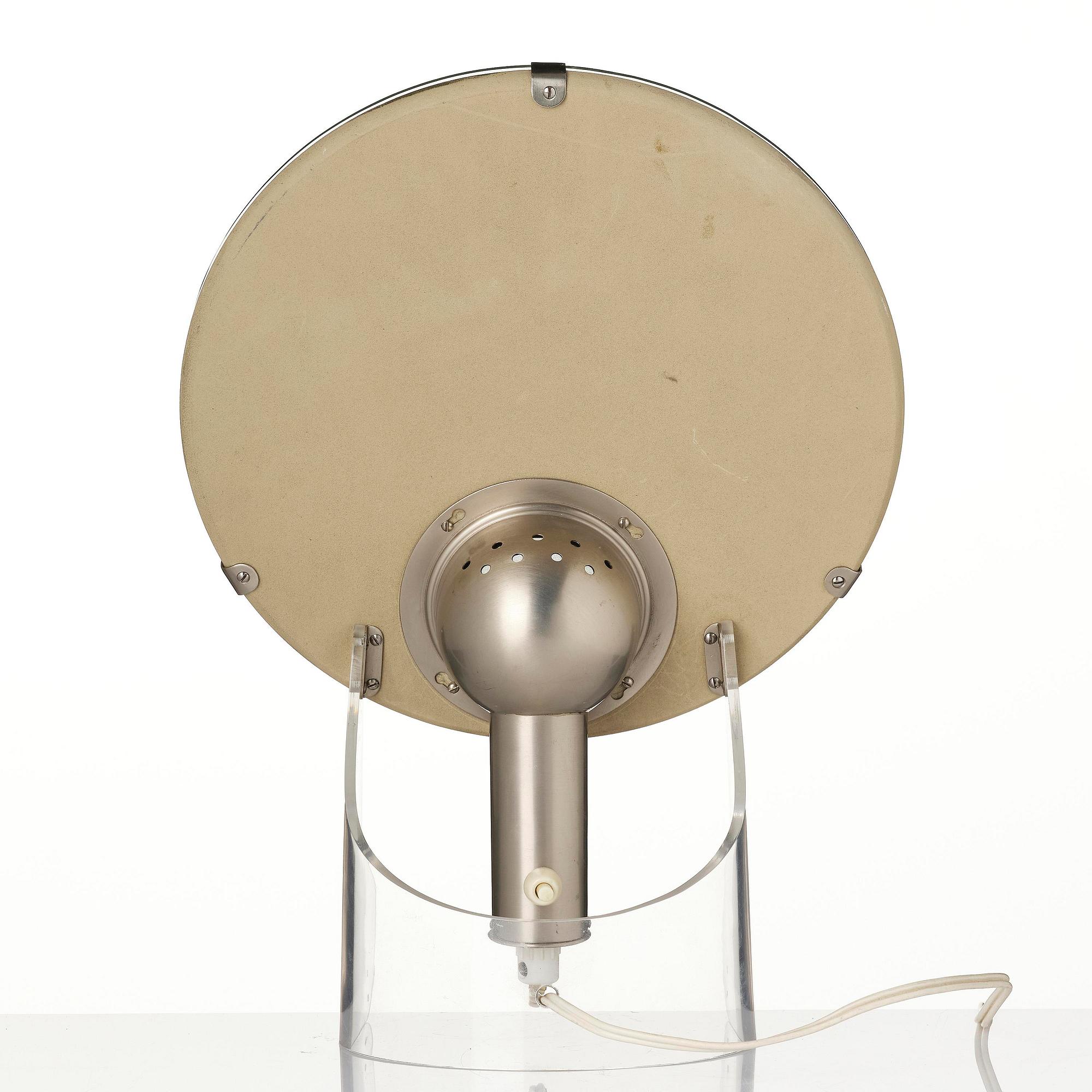 Bertil Brisborg, a table lamp with mirror model "532-013" from the Triva series, Nordiska Kompaniet, 1950s.