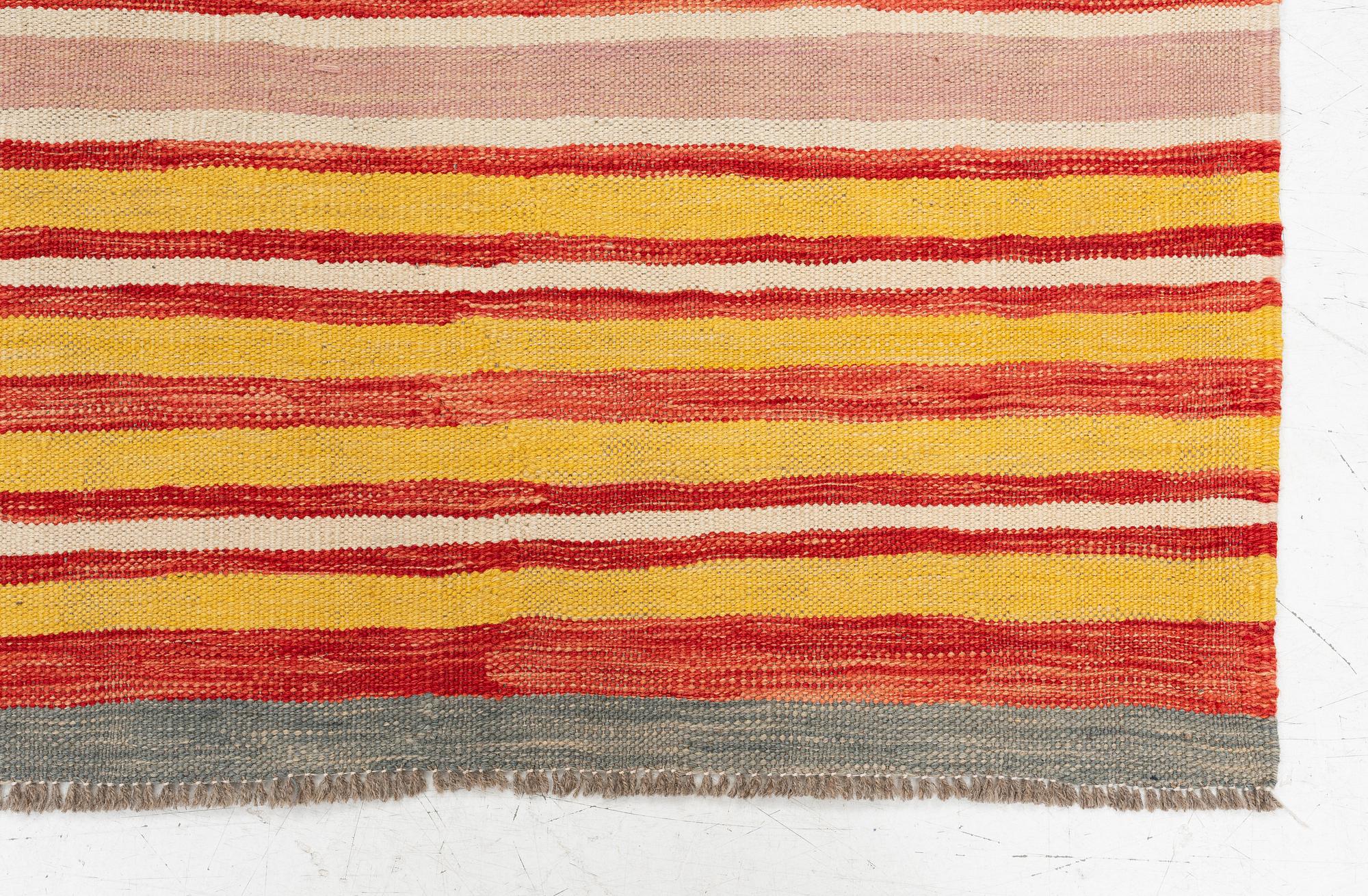 Rug, kilim, modern, approx. 203 x 196 cm.