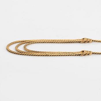 Collier, 18K guld.