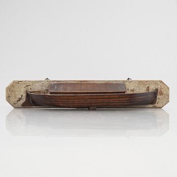 A boat model, first half of the 20th century.