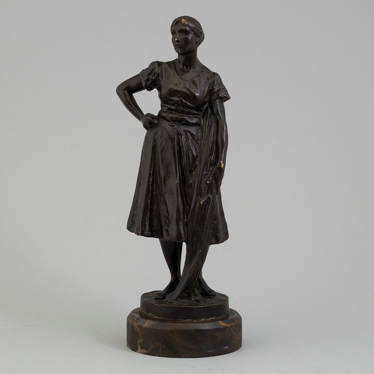 A SCULPTURE, after Max Valentin, signed M. Valentin,