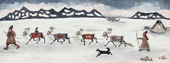 Lars Pirak, Reindeers.