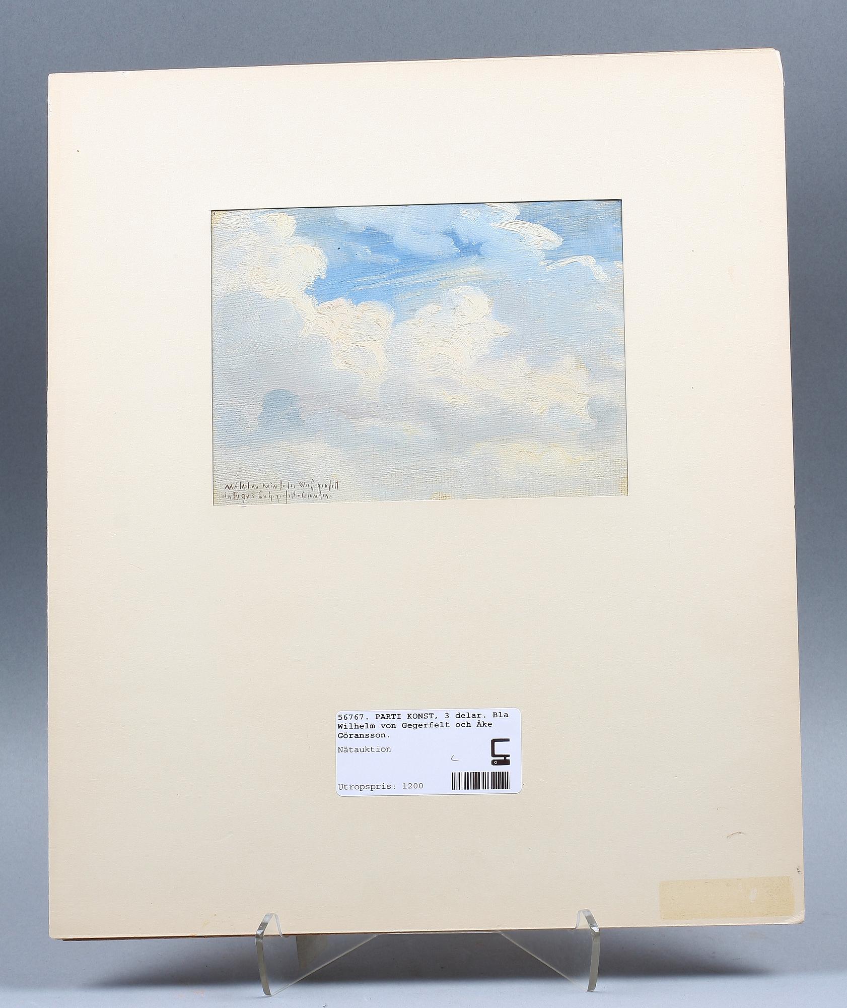 PARTI KONST, 3 delar. Bla Wilhelm von Gegerfelt och Åke Göransson.