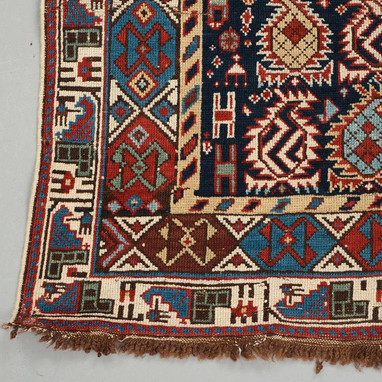 A RUG, an antique Marasali prayer rug, 19th century, ca 151 x 119 cm.