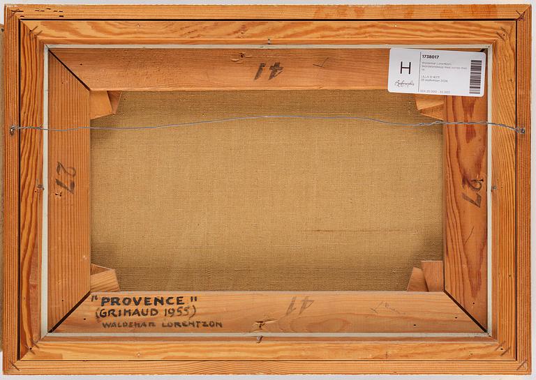 Waldemar Lorentzon, "Provence" (Grimaud).