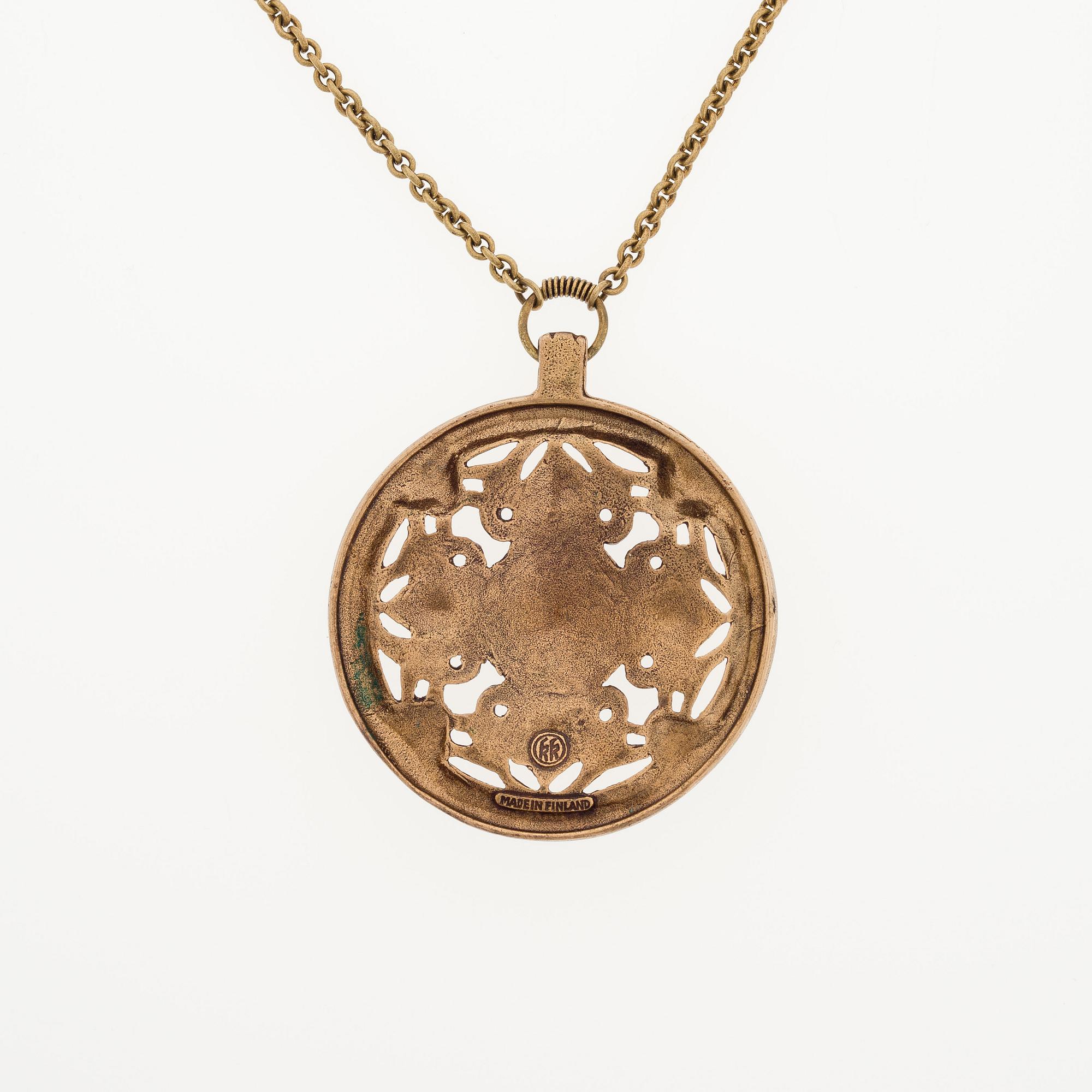 HALSSMYCKE, brons, Kalevala Koru.