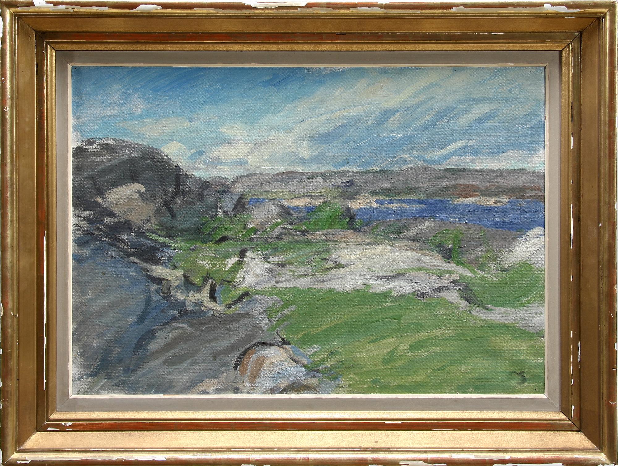 HUGO ZUHR, olja på duk, monogramssign.