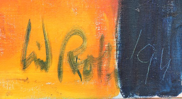 Ingrid Roth, oil on canvas signed.