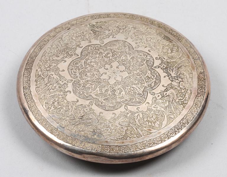 DOSA, silver och emalj.Troligen Tunisien/Turkiet, tidigt 1900-tal.