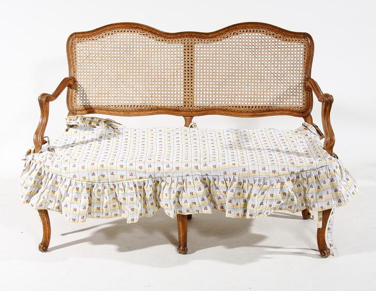 SOFFA, rokoko/rokokostil, troligen Frankrike, 1700/1800-tal.