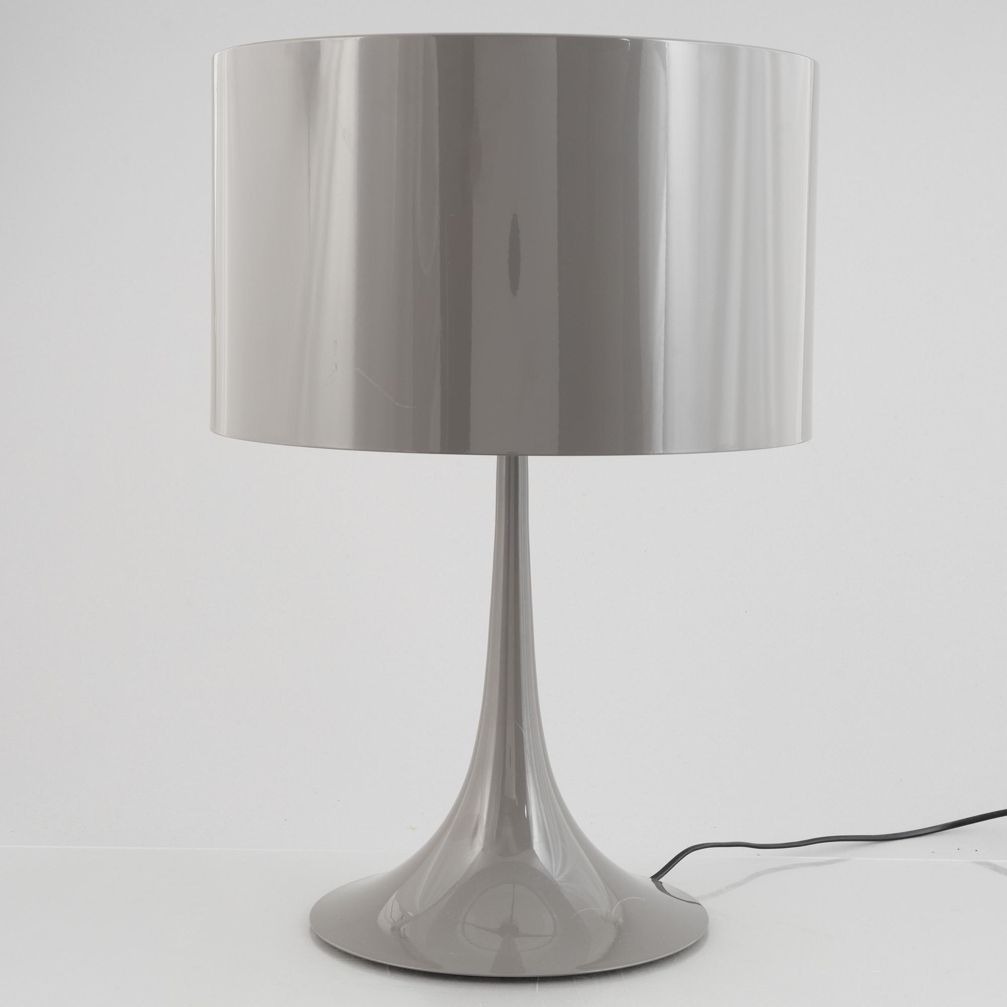 Sebastian Wrong, a table lamp, "Spun Light T1", Flos, Italy, 21st century.