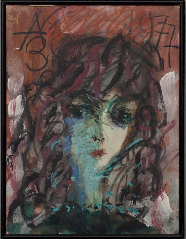 ANATOLE ZVEREV, blandteknik, monogramm sign. och dat. 1977.