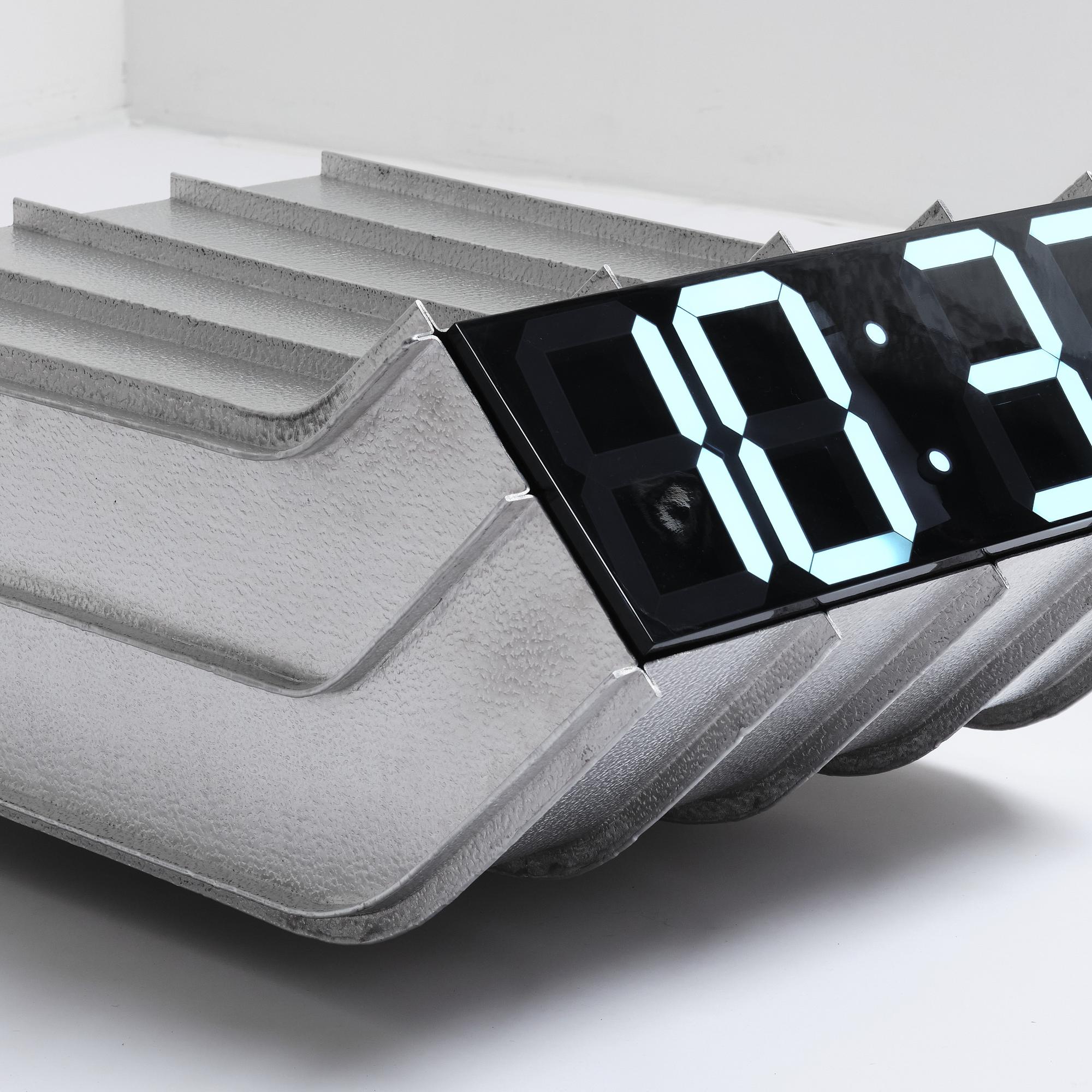 David Taylor, a unique clock, "Floor Clock", Studio Mellösaverken, Sweden, 2025.