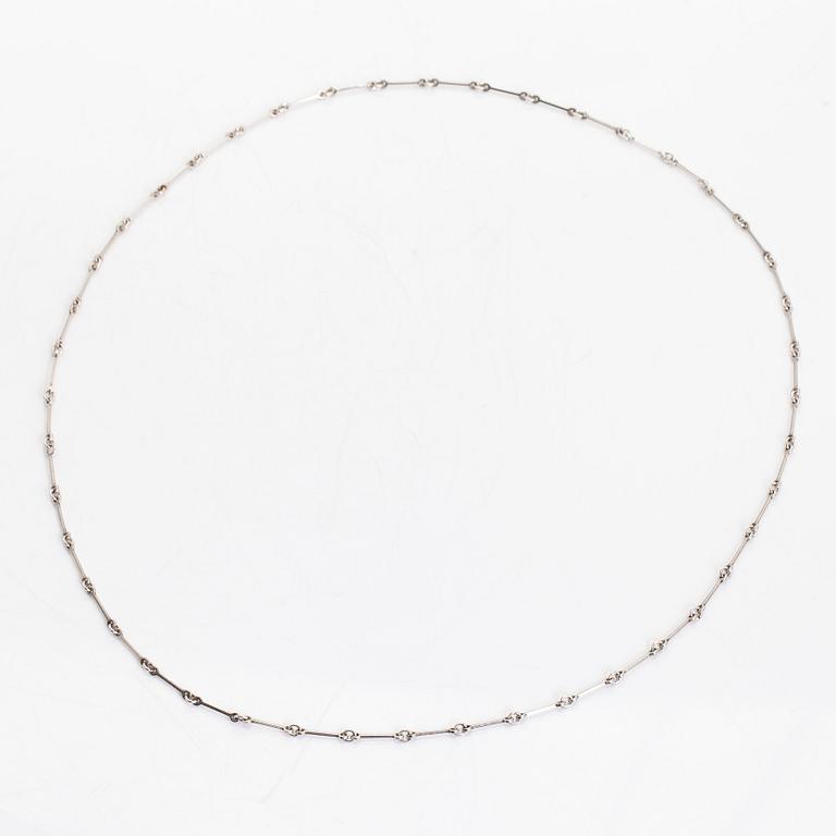 Björn Weckström, kaulaketju, "Hopeapolku", sterlinghopeaa, Lapponia.