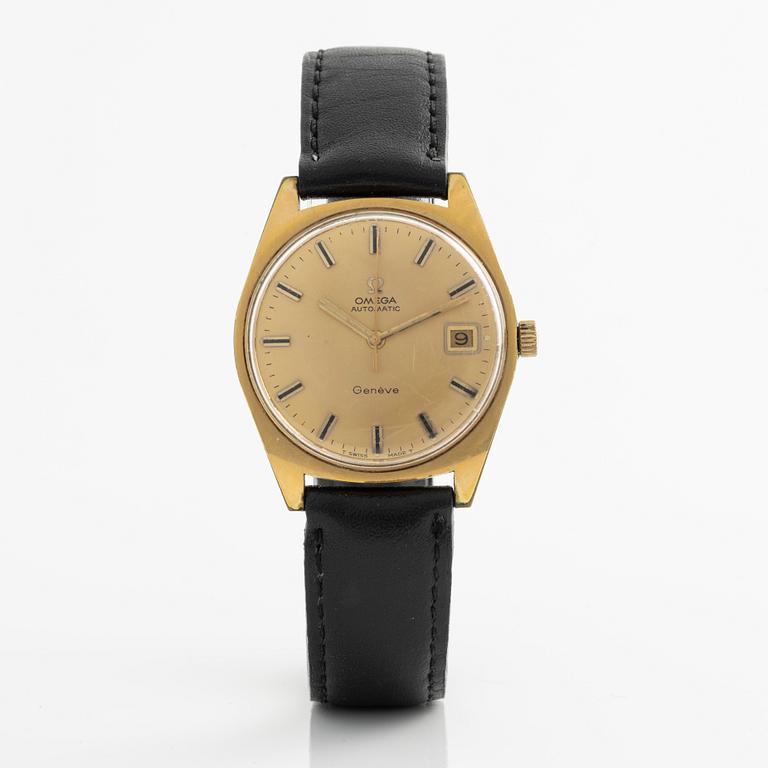Omega, Genève, wristwatch, 34.5 mm.