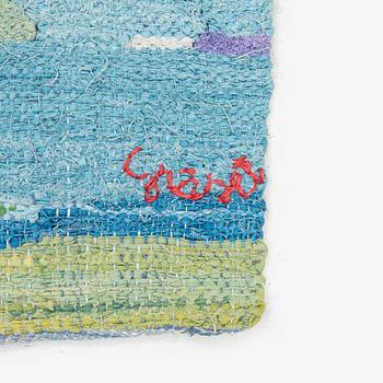 Marja Gräset Andersson, a tapestry, flat weave, c. 143 x 176 cm, signed Gräset.