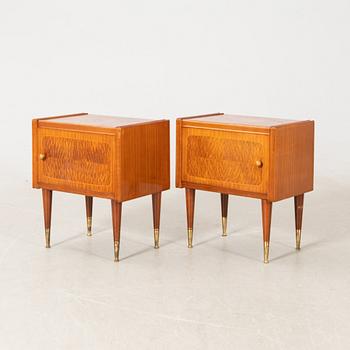 Nightstands, a pair, Art Deco, first half of the 20th century.