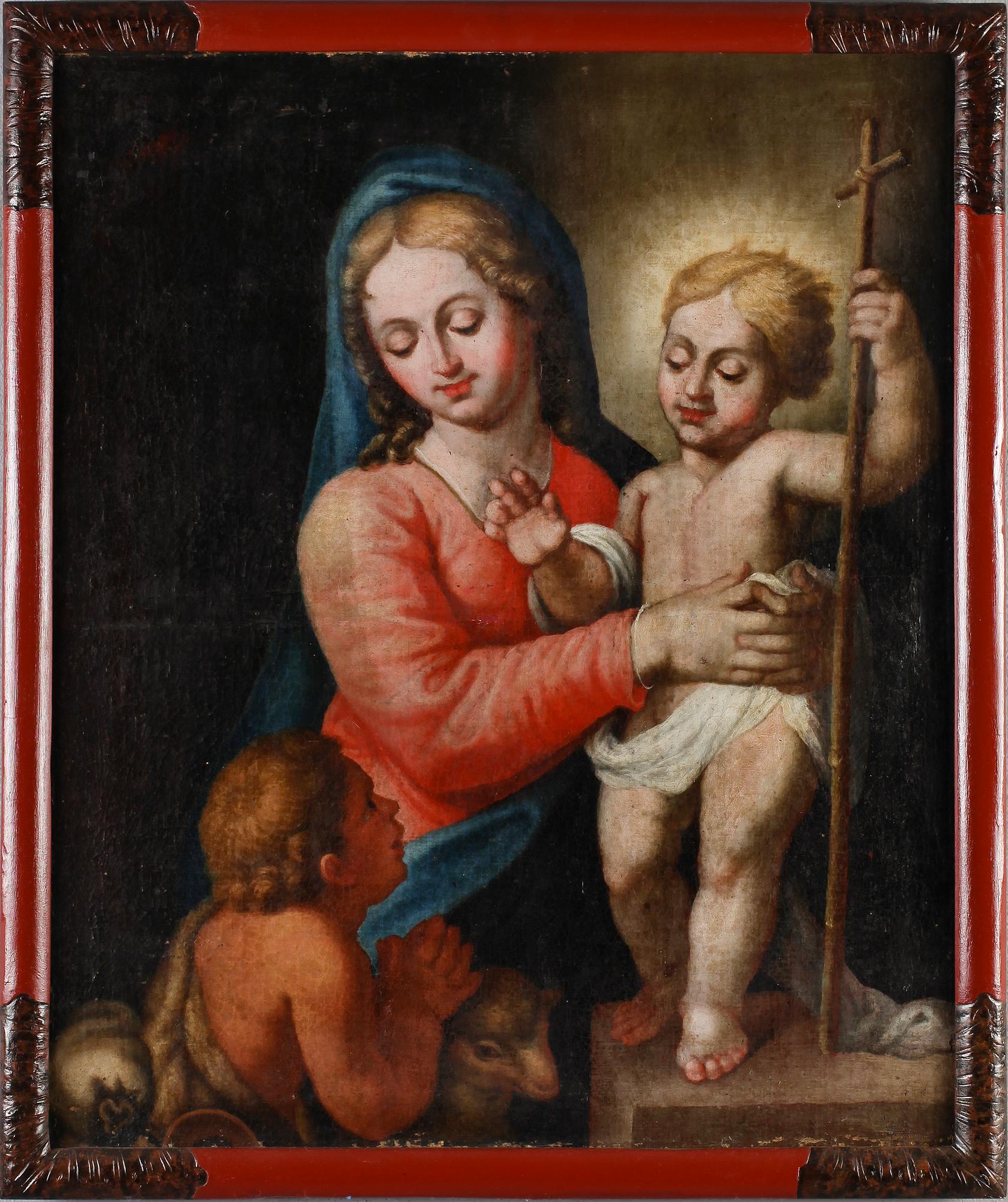 OKÄND KONSTNÄR, olja på duk, osignerad, 1600-/1700-tal.