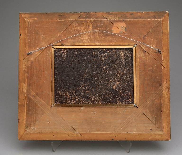 OKÄND KONSTNÄR, olja på plåt, Mellaneuropa, sent 1800-tal.