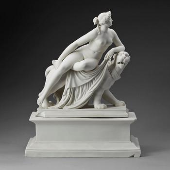 SKULPTUR / FIGURIN, parian, Gustavsberg, 1868-1926.