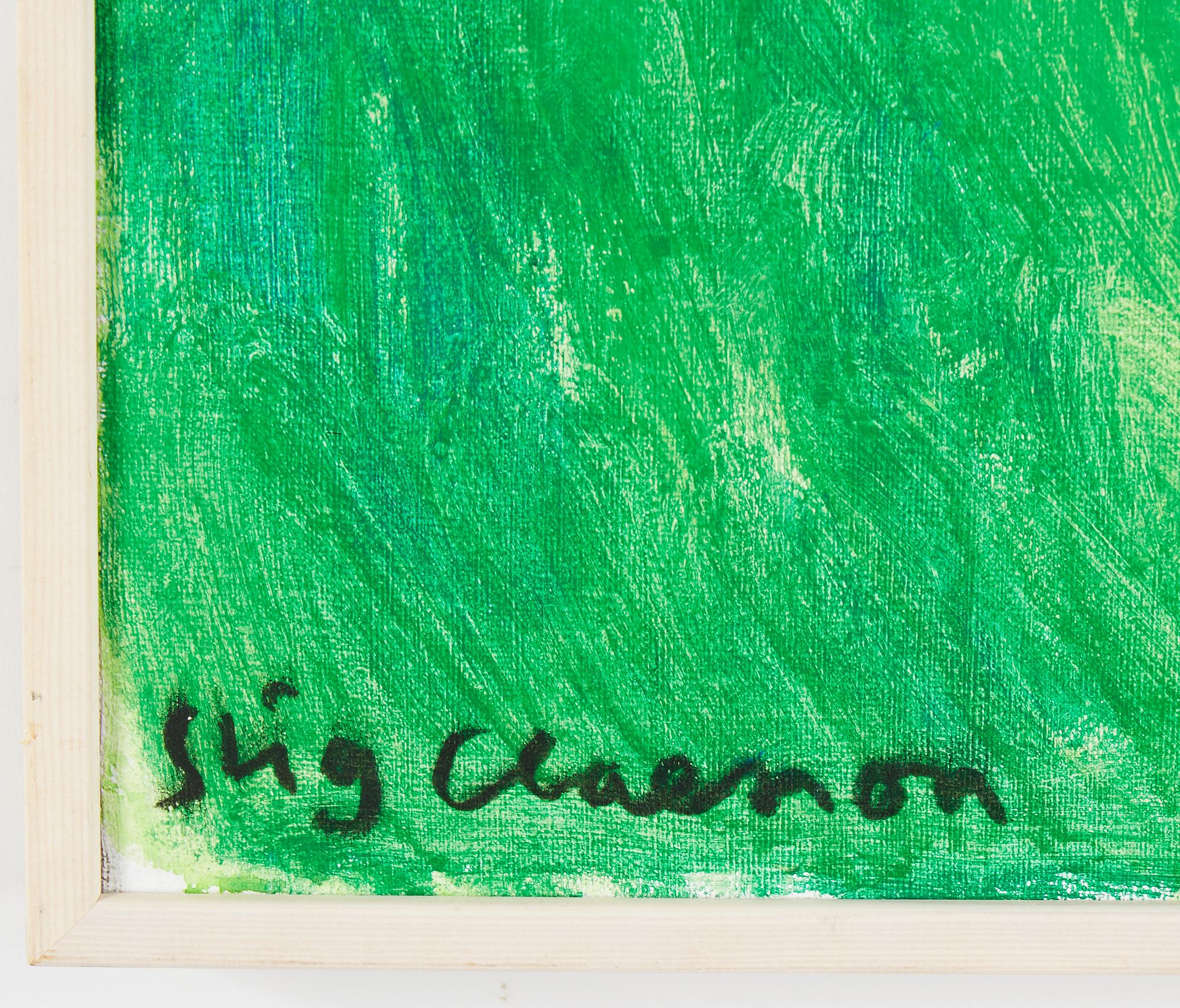 STIG CLAESSON, oil on canvas, signed.