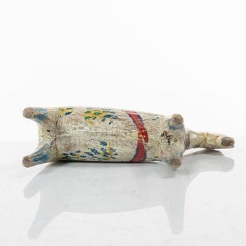 Dalahäst, troligen Nissergården, Vattnäs, Dalarna, 1900-talets första hälft.