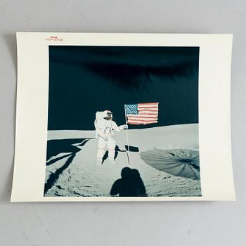 A collection of 8 photographs by NASA Apollo 14, 1971, stamped.