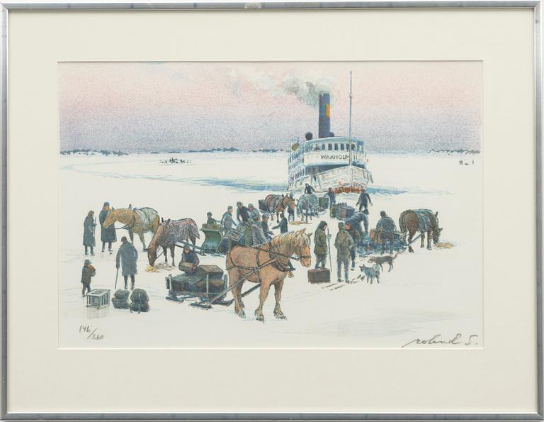 Roland Svensson, "Möte på isen".