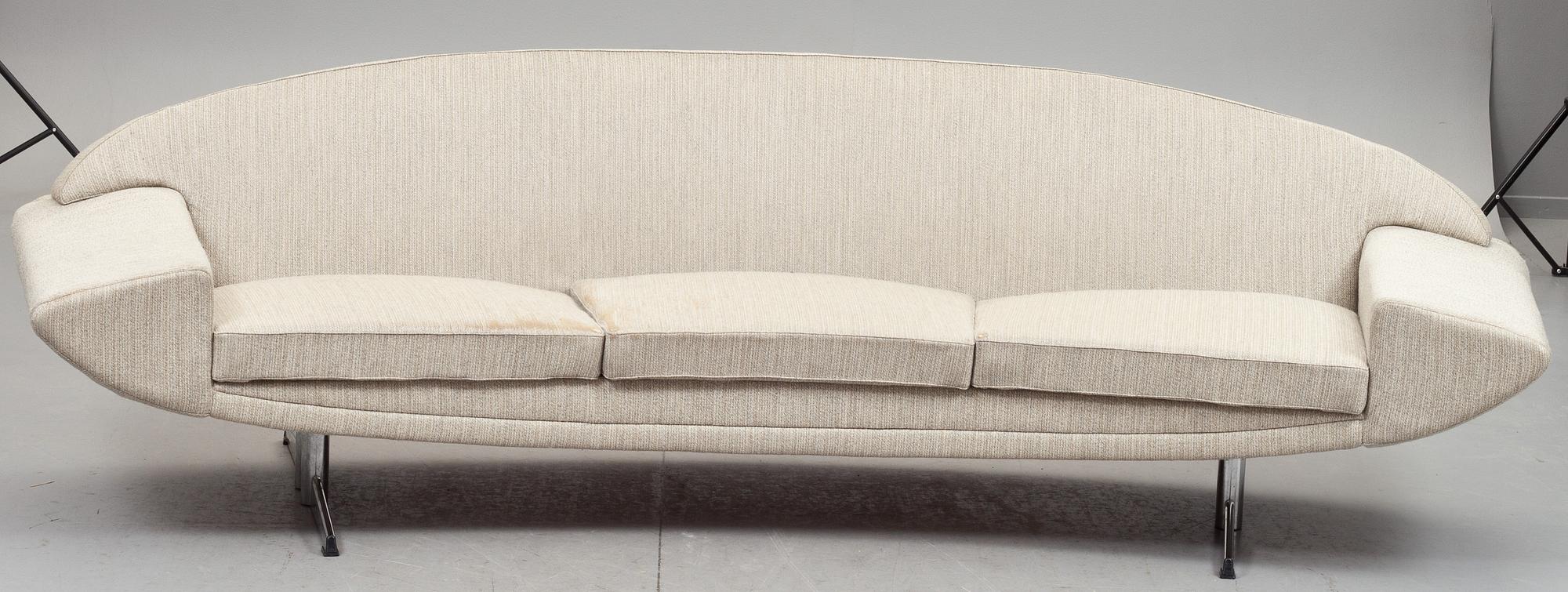 SOFFA och FÅTÖLJ, "Capri", Johannes Andersen, Trensum Möbelfabrik.