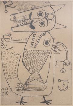 VICTOR BRAUNER, etching signed and numbered 115/300.