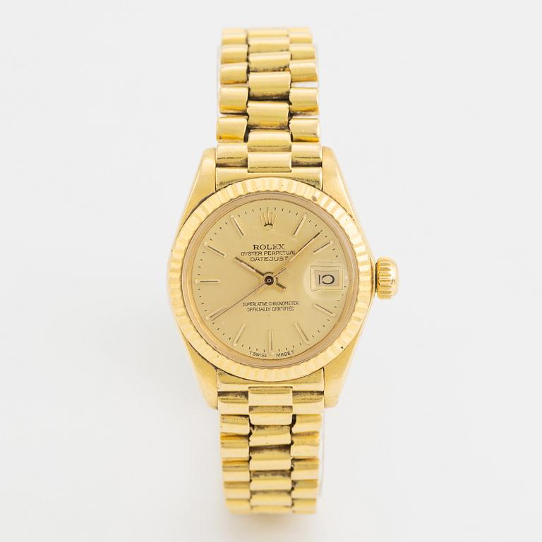 Rolex, Oyster Perpetual, Datejust, wristwatch, 26 mm.