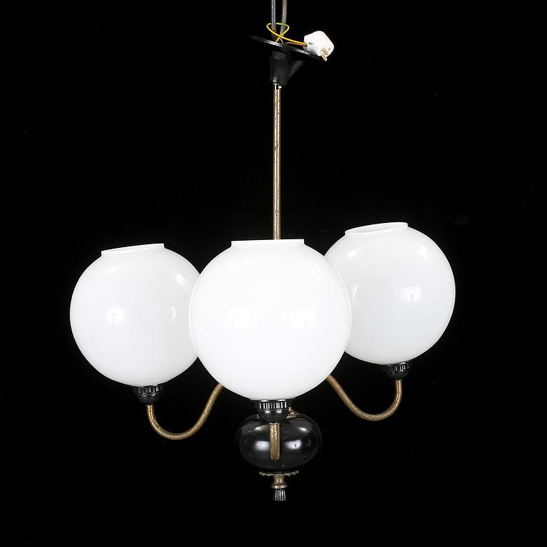 TAKLAMPA, 1920/30-tal. Höjd ca 60 cm.