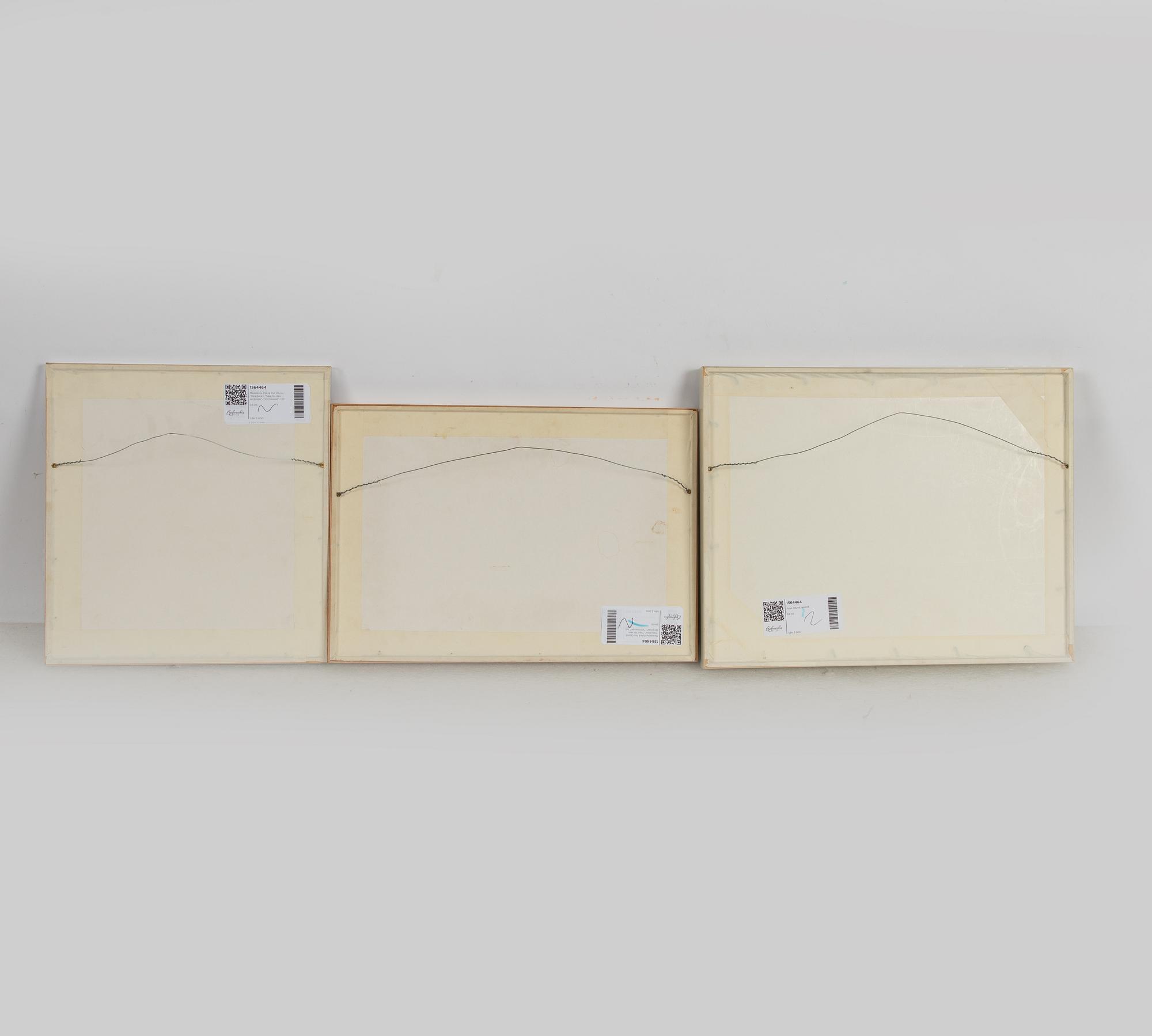 Madeleine Pyk & Per Ölund, "Pick-Nick", "Skål för den vetgirige", "Vernissage".