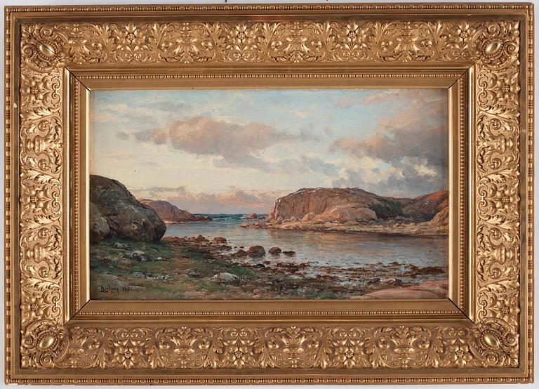 Berndt Lindholm, 'Solnedgång i Bohuslän' (Sunset Bohuslän).