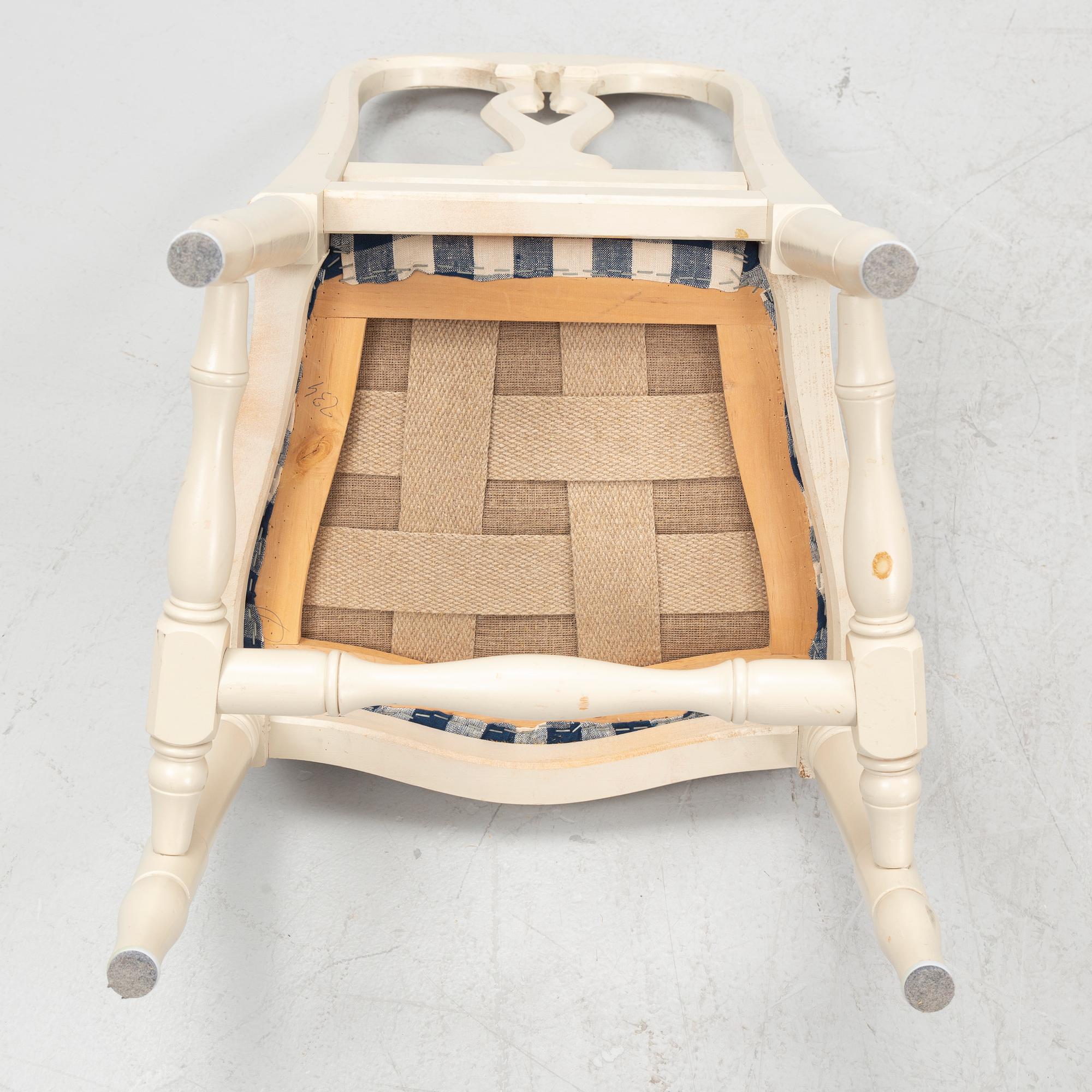 Stolar, 6 st, "Hallunda", IKEA:s 1700-tals serie, 1990-tal.