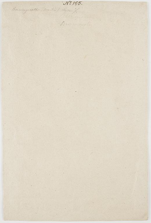 MICHELANGELO BUONARROTI, efter. Initialer MB. Kolkrita 41 x 27 cm.