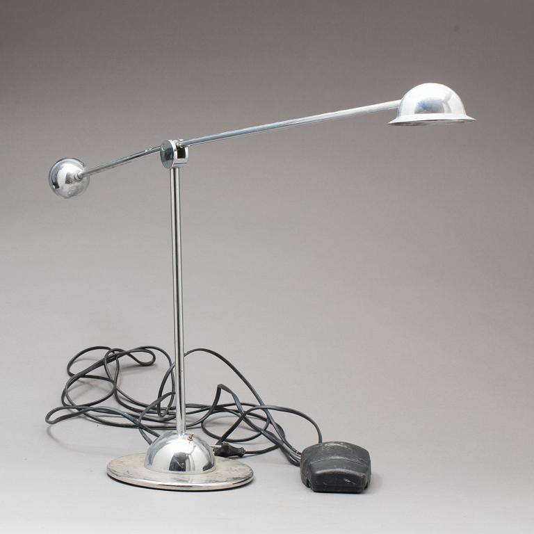 BORDSLAMPA, 1900-talets andra hälft.