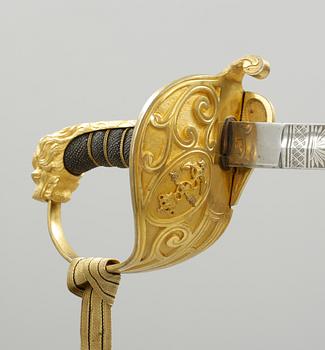 SABEL, modell 1878/1915, för officer vid flottan.