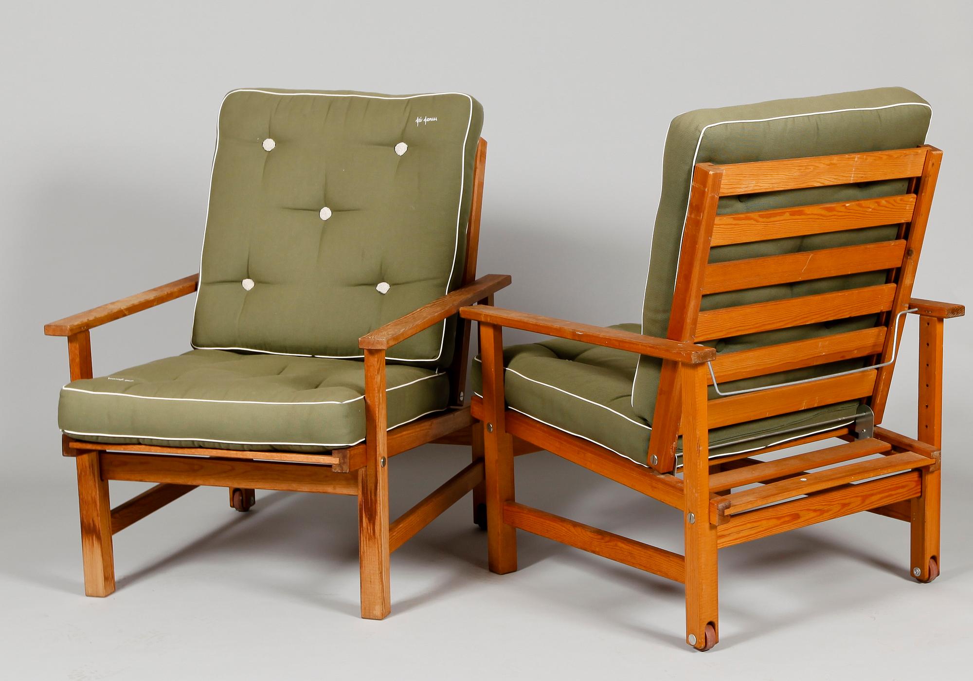 TRÄDGÅRDSFÅTÖLJER, 1 par, Fri Form.