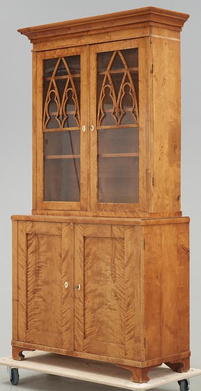 BOKSKÅP, senempire, 1800-talets mitt.
