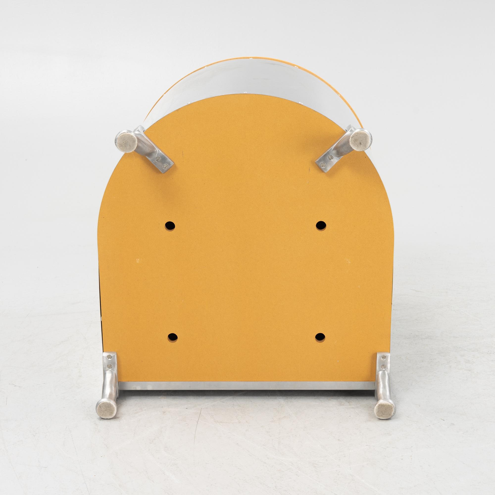 Mats Theselius, fåtölj, "Aluminium", Källemo, efter 1990.